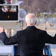 President Joe Biden gives his inaugural address on Jan. 20.